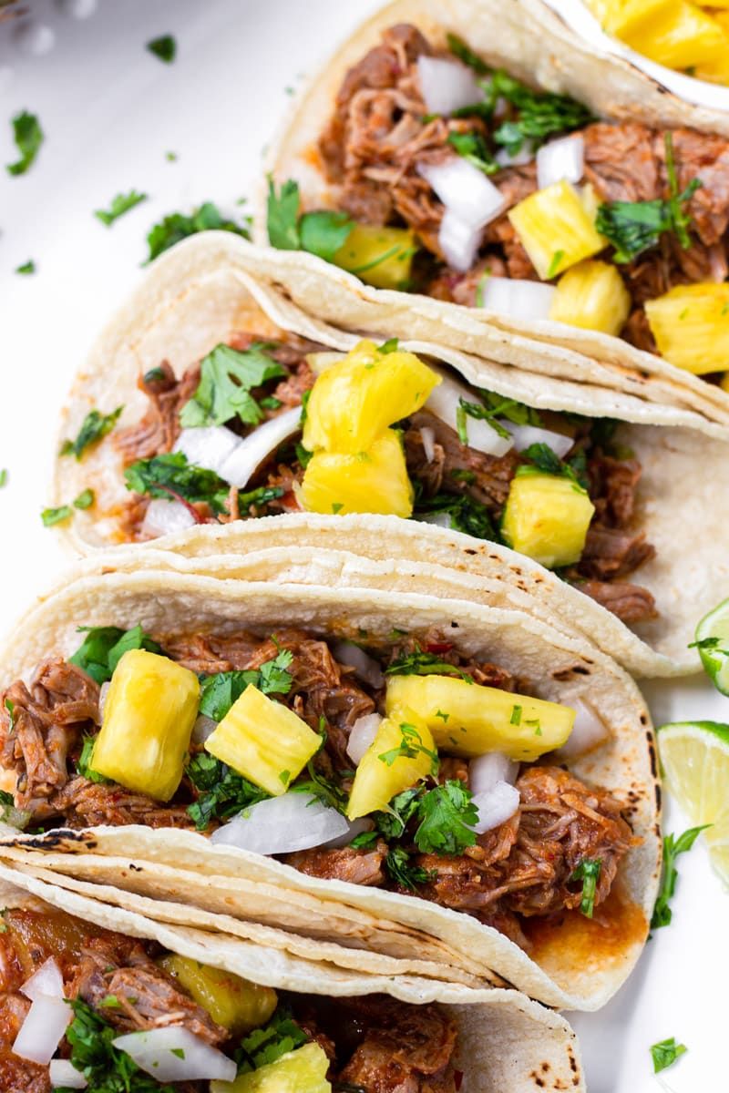 Slow Cooker Tacos al Pastor
