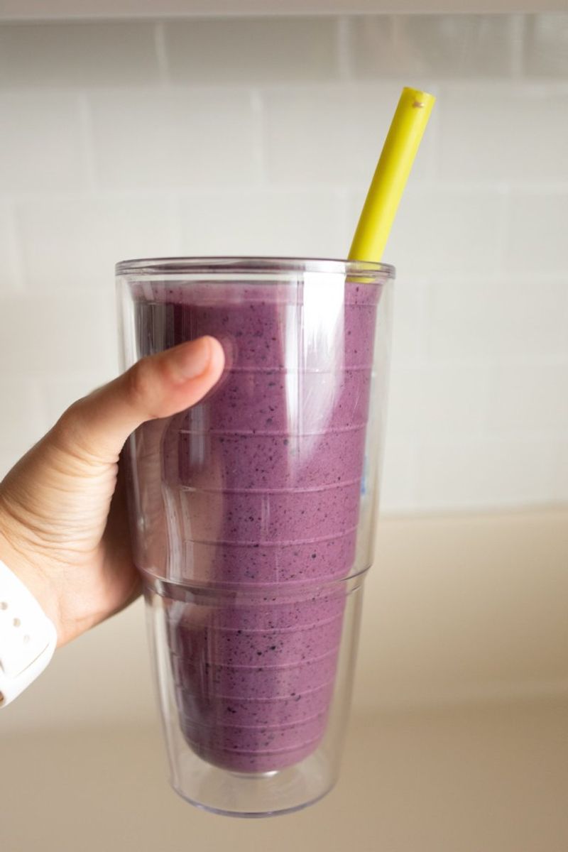 Smoothie in a Tumbler