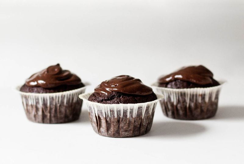 Vegan Chocolate Avocado Cupcakes