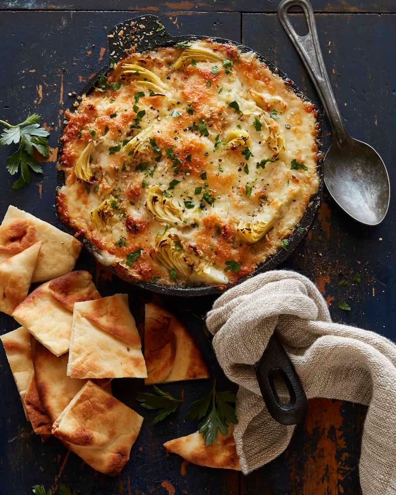 Over-creamy Artichoke Dip