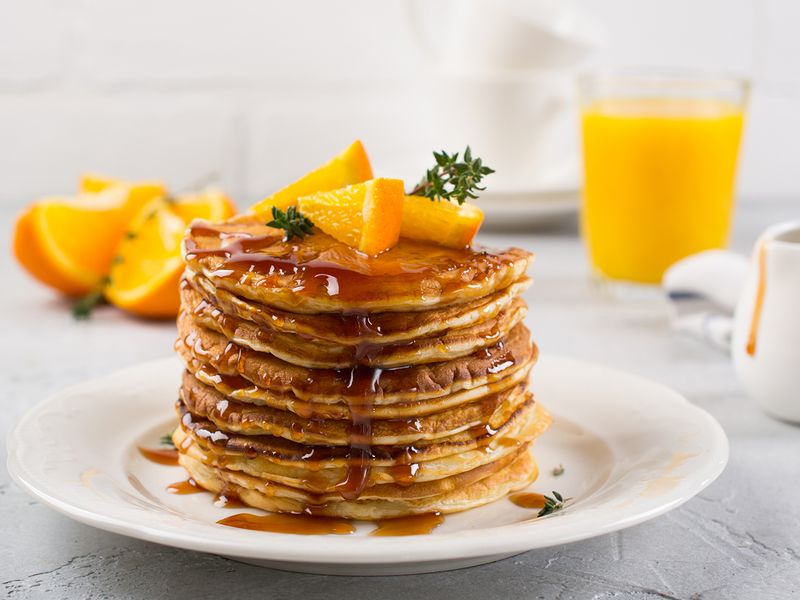 Boxed Pancake Mix with Syrup