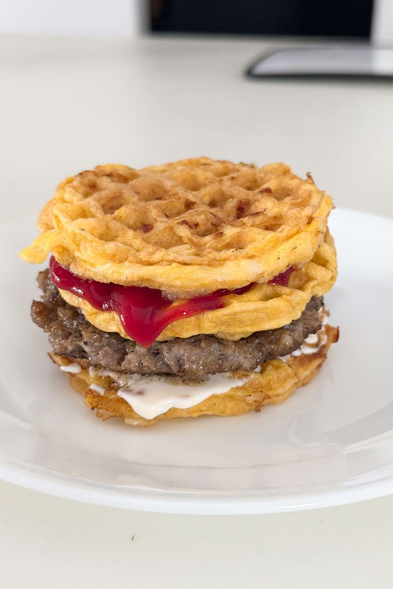 Carnivore Egg & Cheese Chaffles