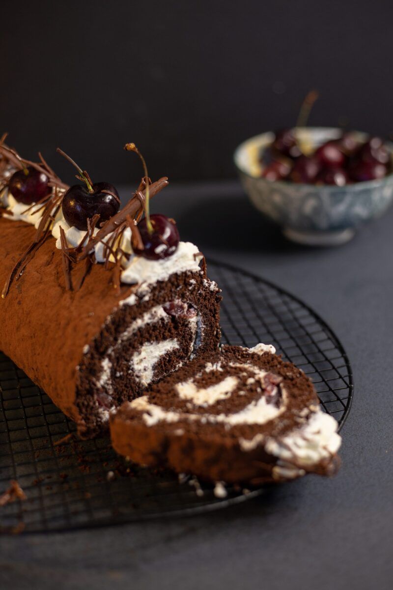 Black Forest Swiss Roll