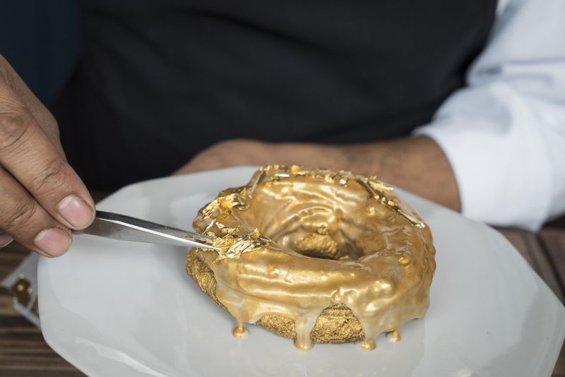 Gold Leaf Topping
