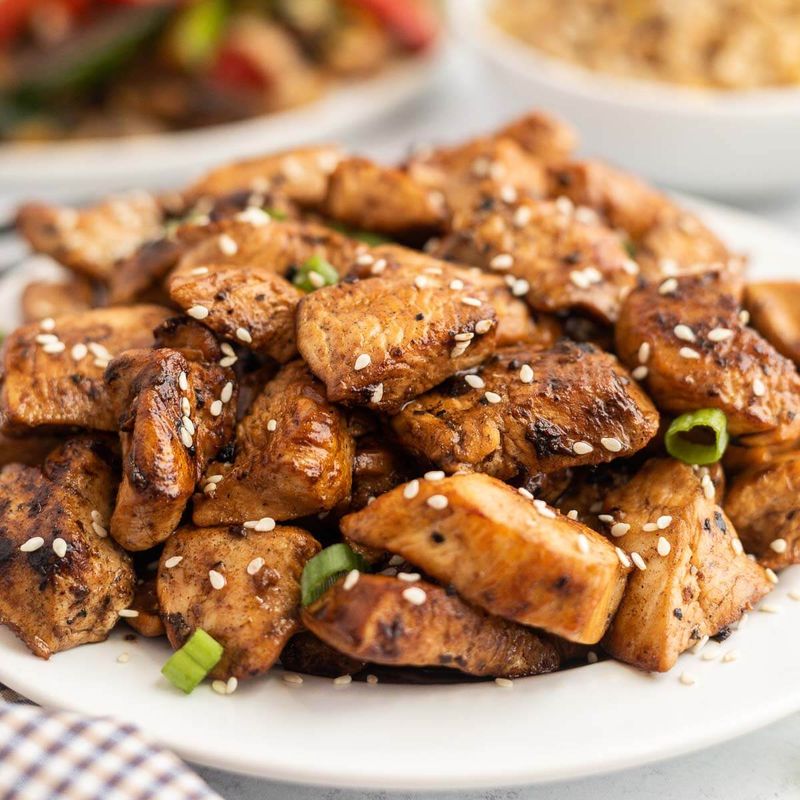 Hibachi-Style Chicken and Zucchini
