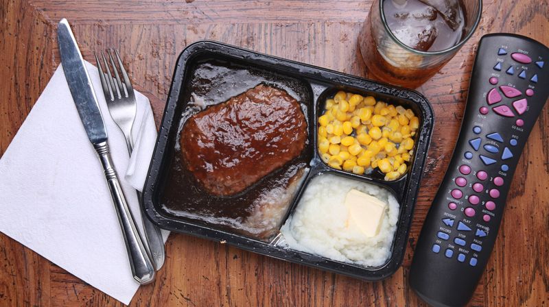 Microwave Dinners with Compartmentalized Mystery Items