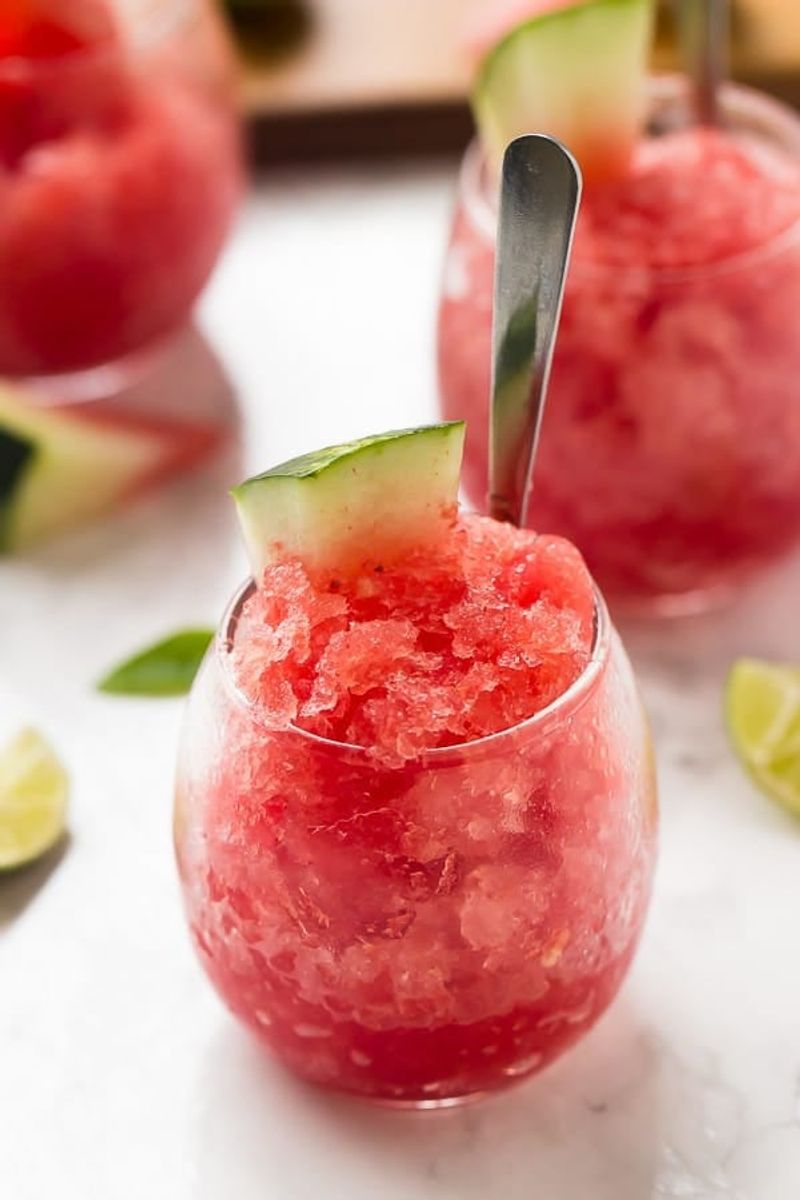 Iced Watermelon Granita
