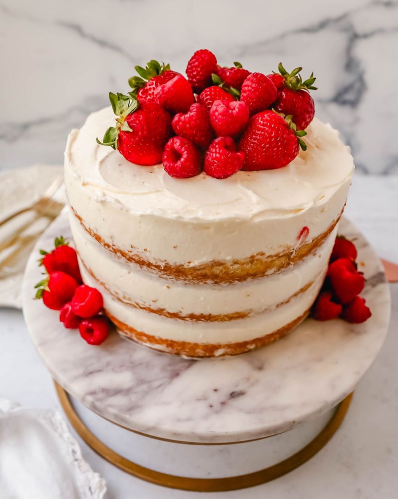 Strawberry Chantilly Cream Cake