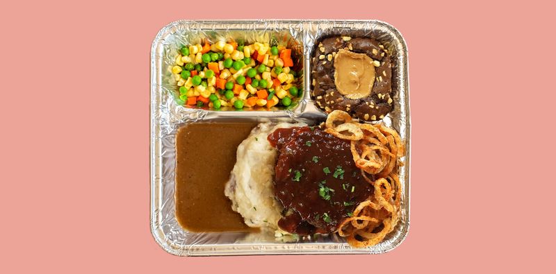 TV Dinners in Trays