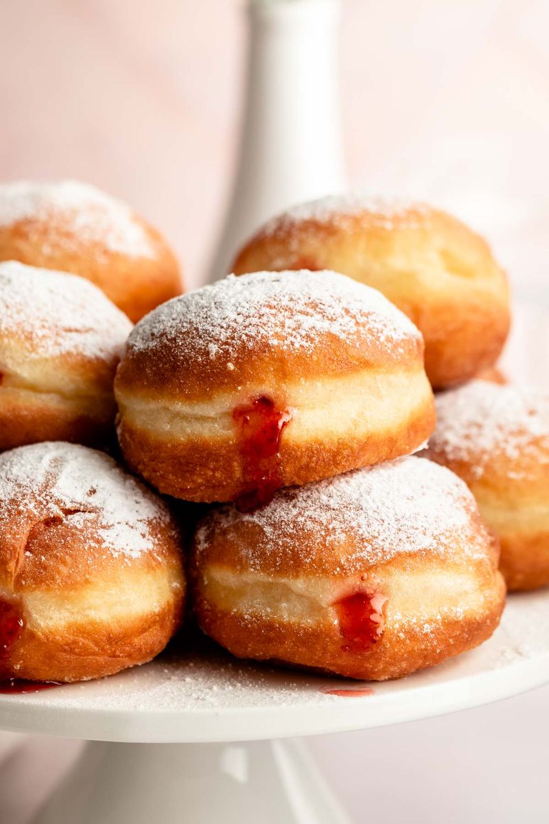 Jelly-Filled Donuts (Sufganiyot style)