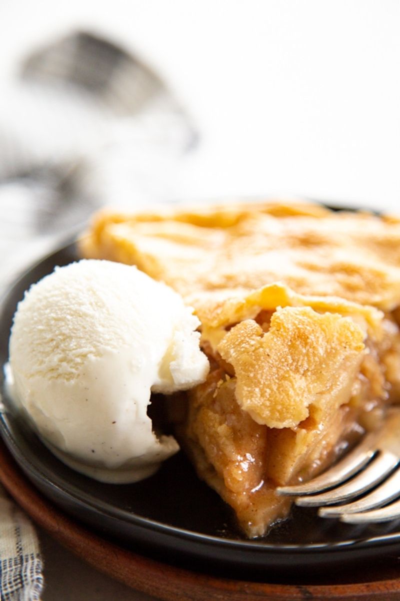 Apple Pie with Maple Glaze
