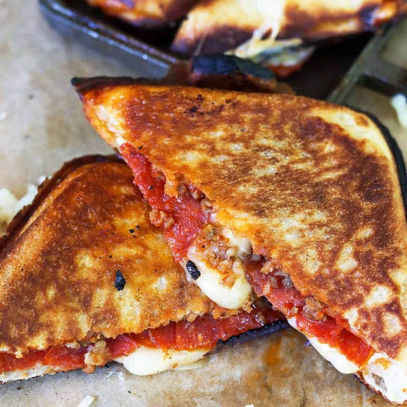 Campfire Pizza Sandwiches