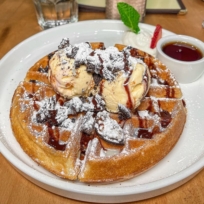 Belgian Waffles or Pancakes
