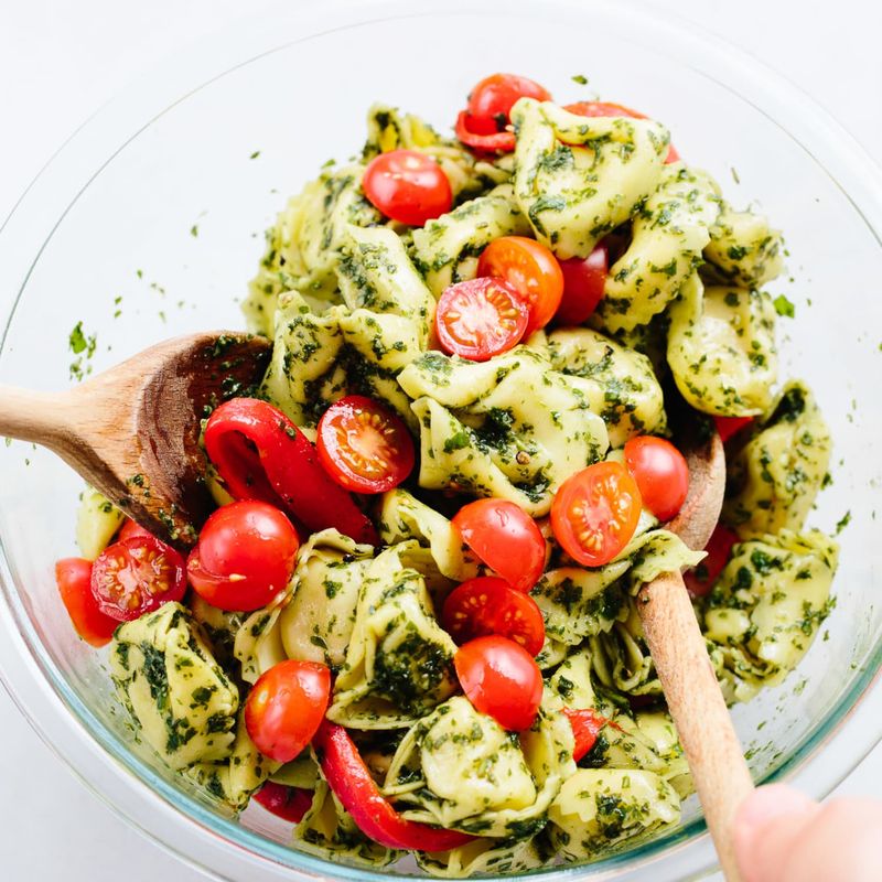 Pesto Tortellini Salad