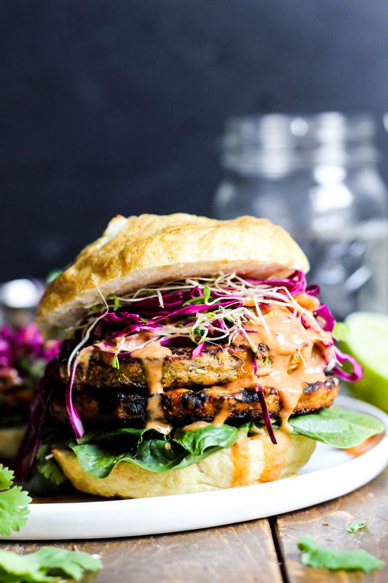 Edamame & Ginger Burger