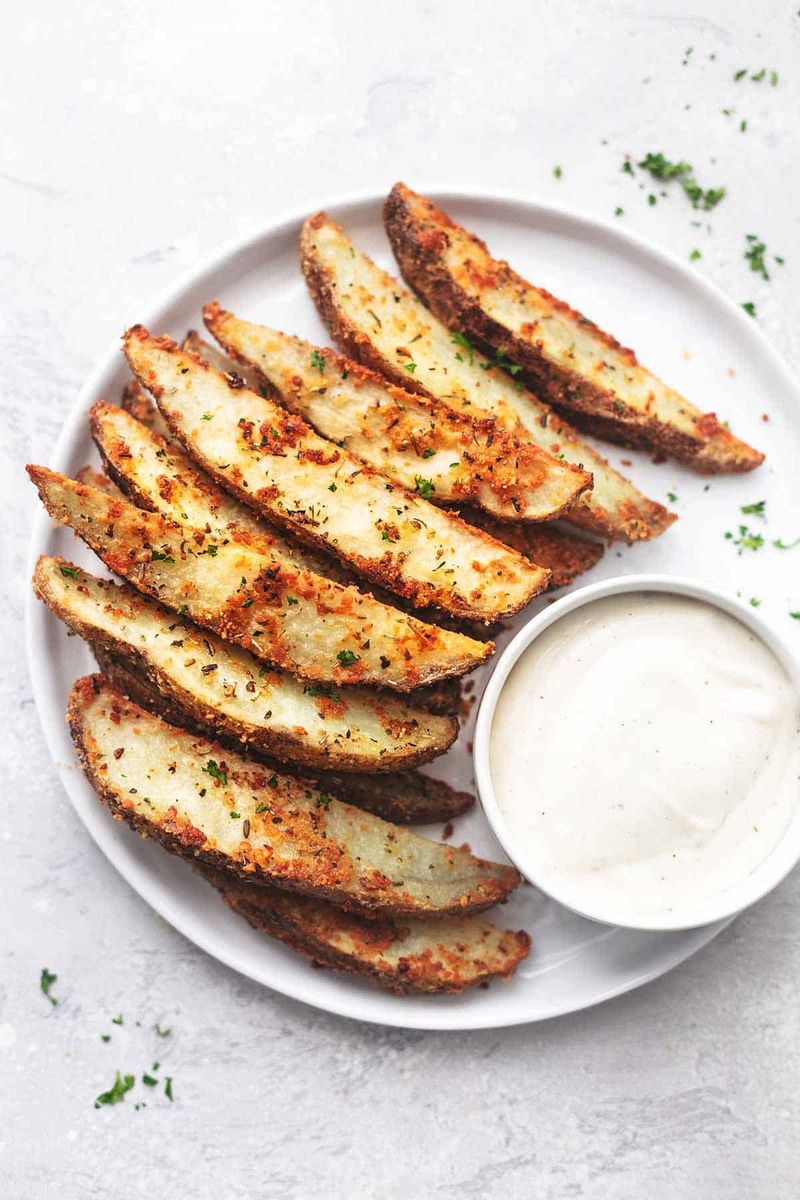 Garlic & Herb Potato Wedges