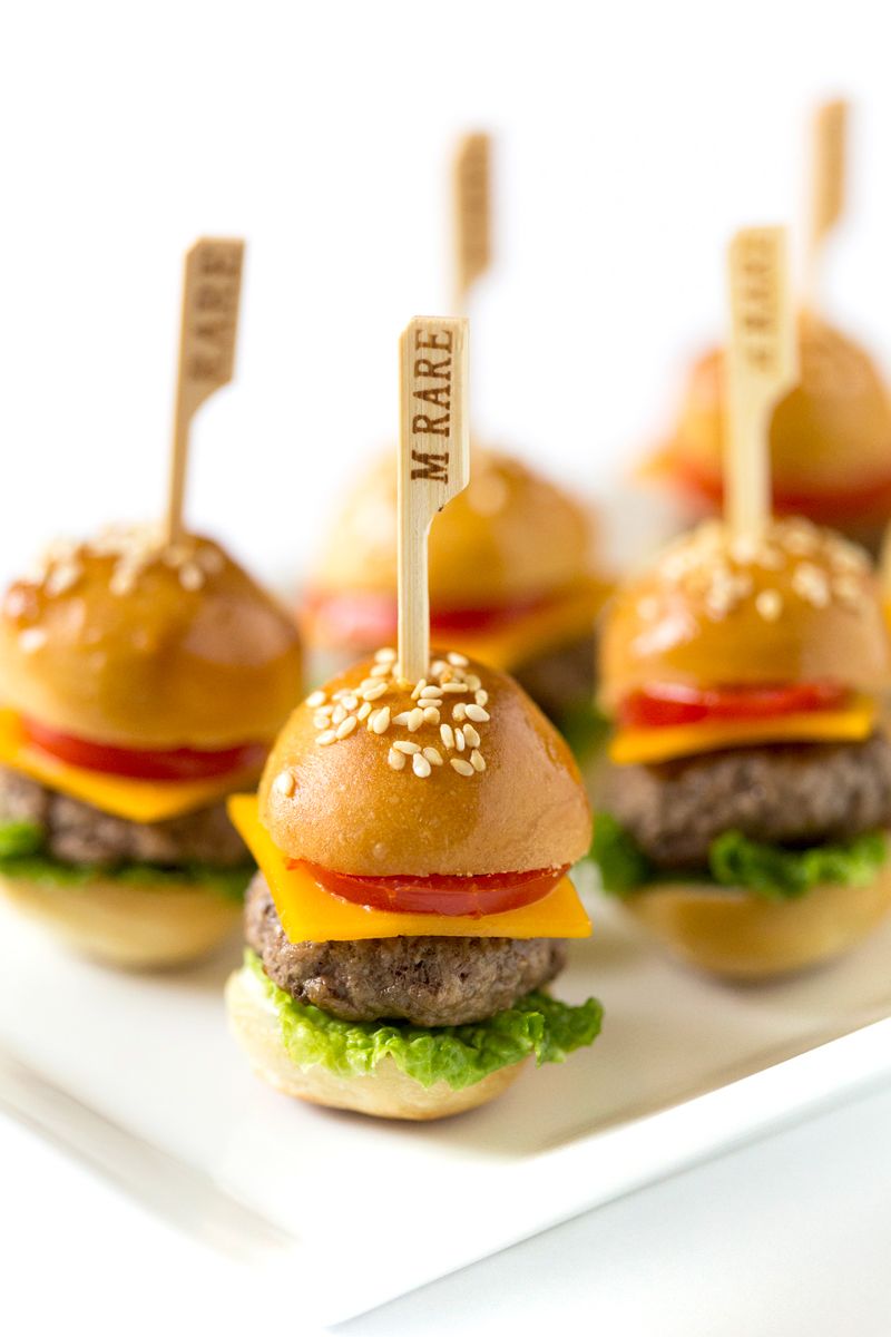 Mini Sliders (Beef, Veggie, or Pulled Pork)