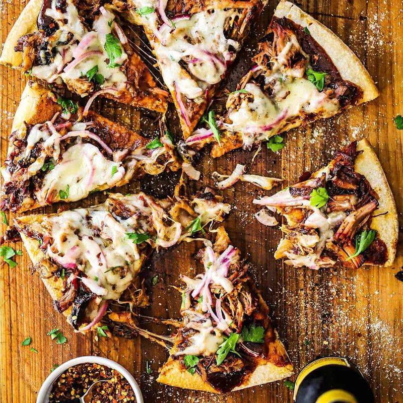 BBQ Pulled Pork Pizza