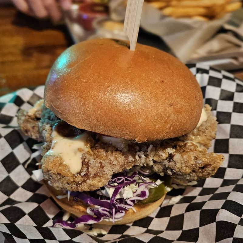 Korean Fried Chicken Sandwich from Aria