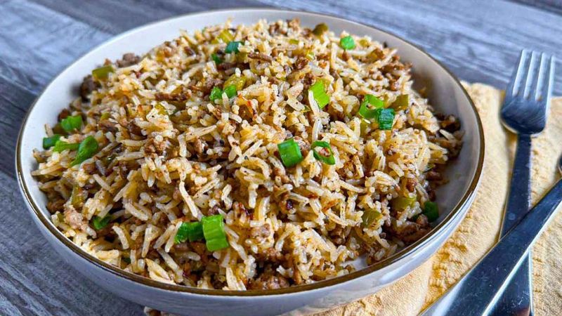 Dirty Rice with No Kick