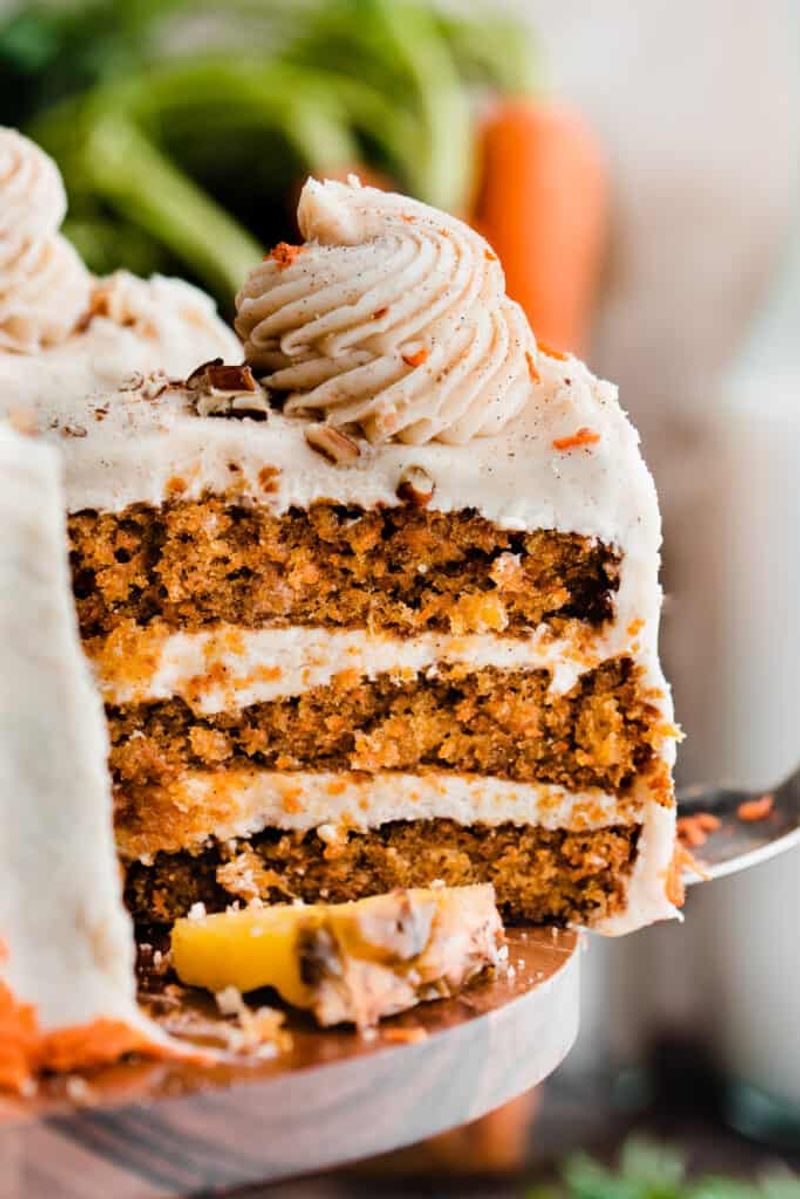 Carrot and Pineapple Cake with Cream Cheese Frosting