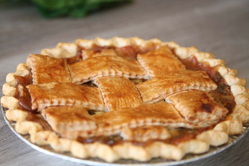 Green Chile Apple Pie