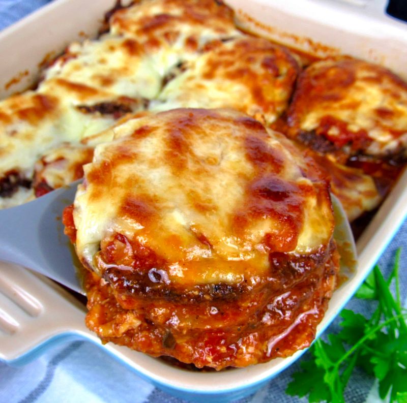 Eggplant Parmesan Casserole (Low-Carb Style)