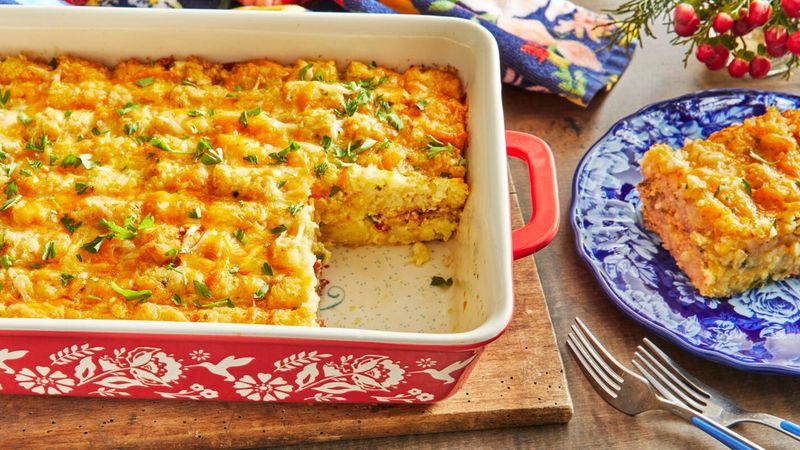 Tater Tot Breakfast Casserole (Pre-Fancy Versions)