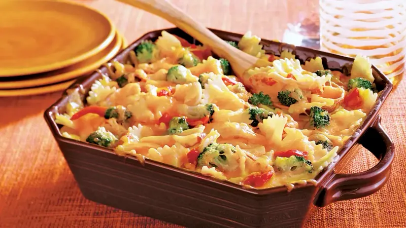 Chicken Alfredo Bake