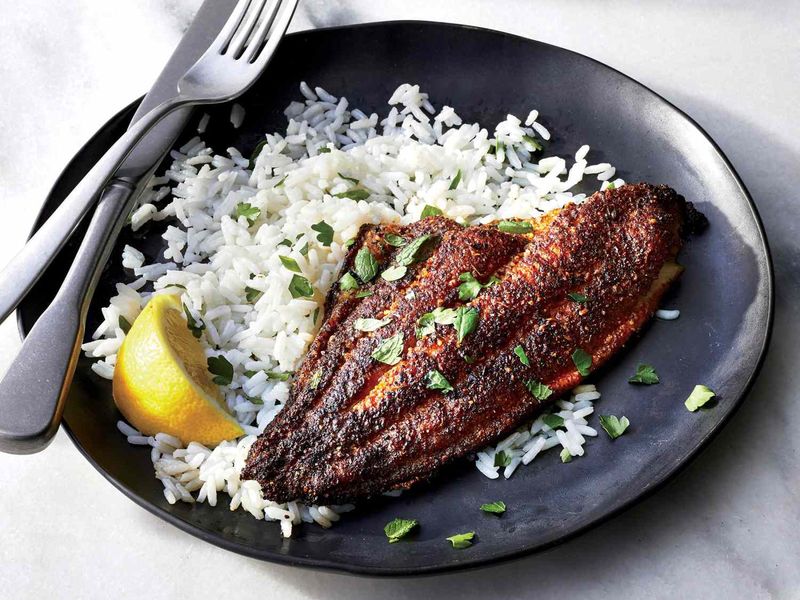 Burnt Blackened Catfish