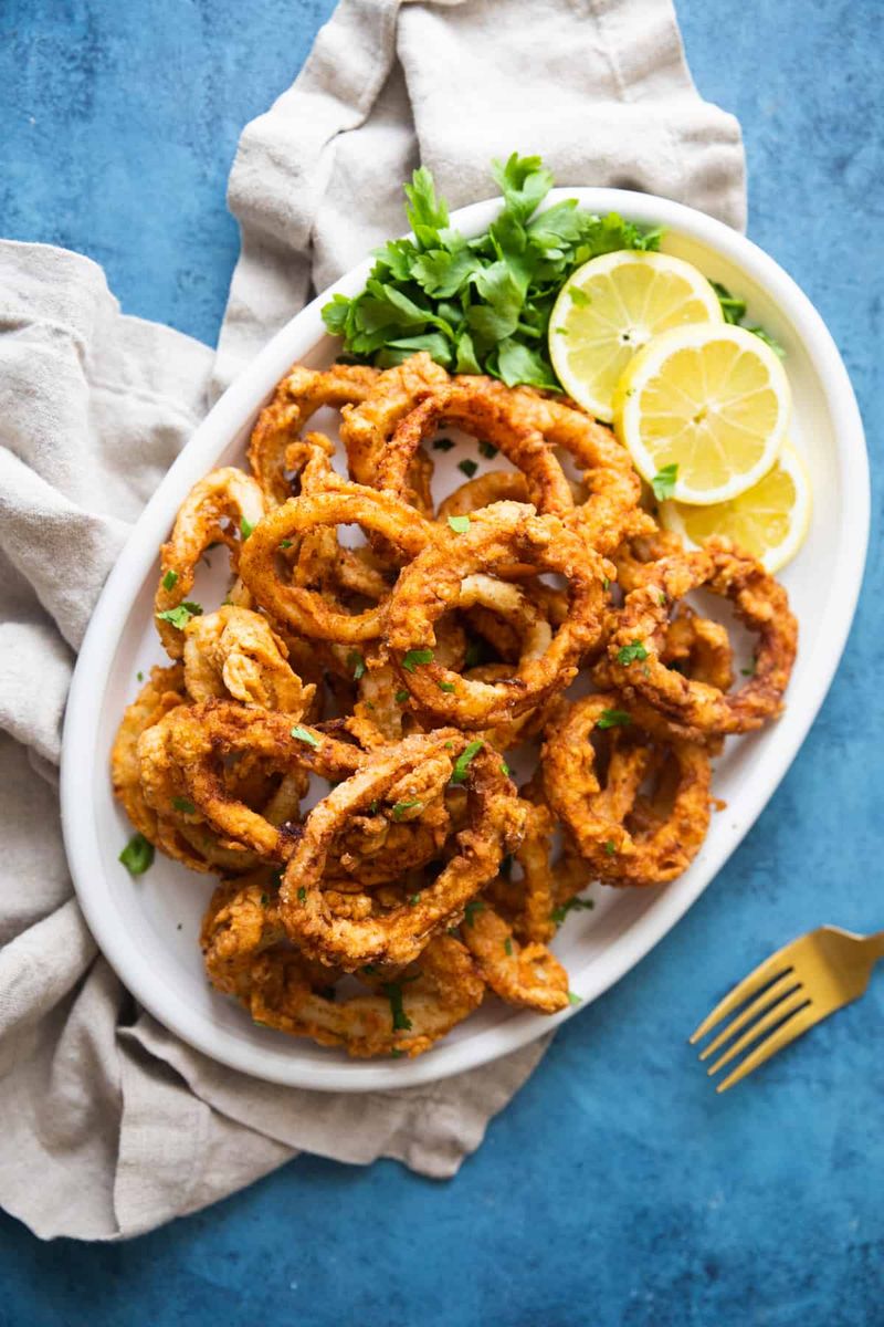 Honey Garlic Calamari Bites