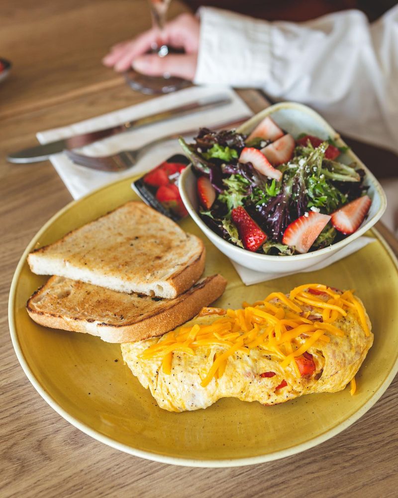 Colorado – Classic Denver Omelet Sandwich with Ham, Onion, and Bell Pepper