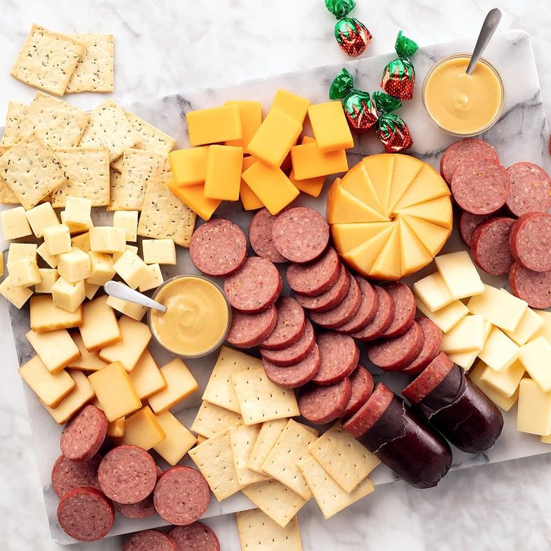 Cheese & Crackers with Summer Sausage