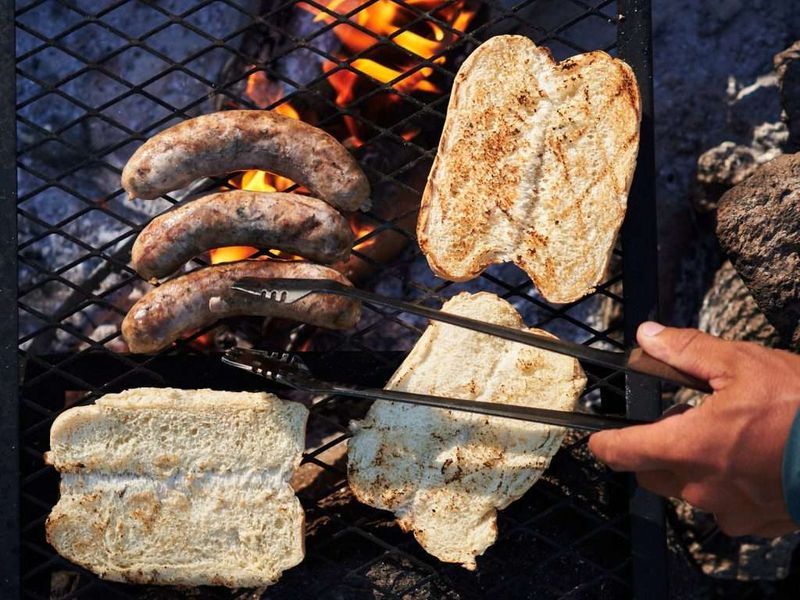 Grilled Hot Dogs or Sausages