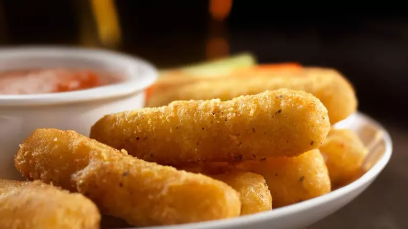 Deep-Fried Mozzarella Sticks
