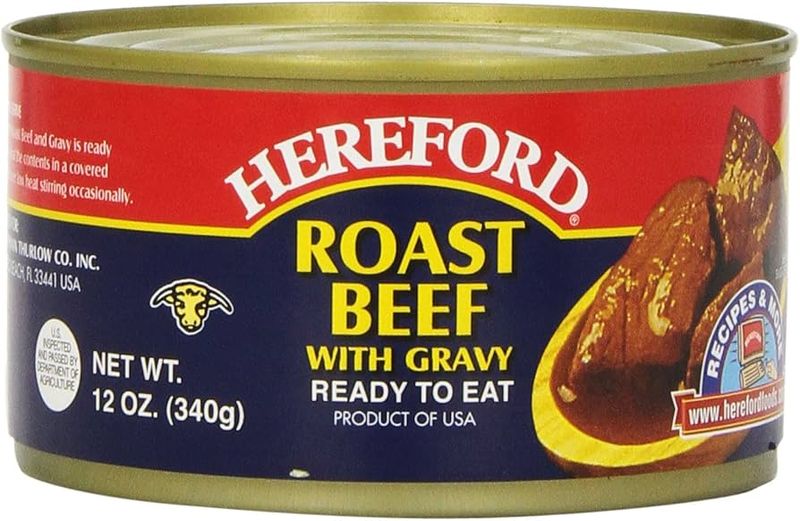 Canned Roast Beef with Gravy