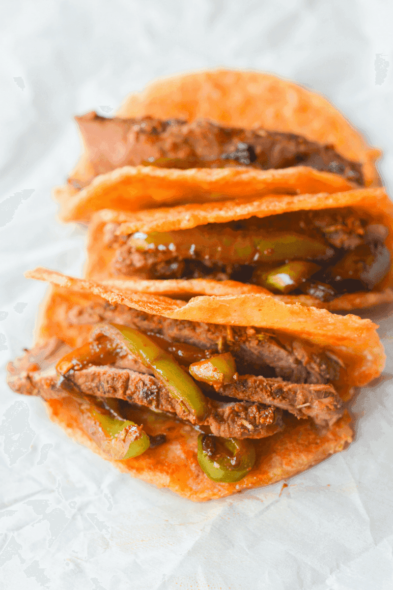 Chicken Skin “Tacos”
