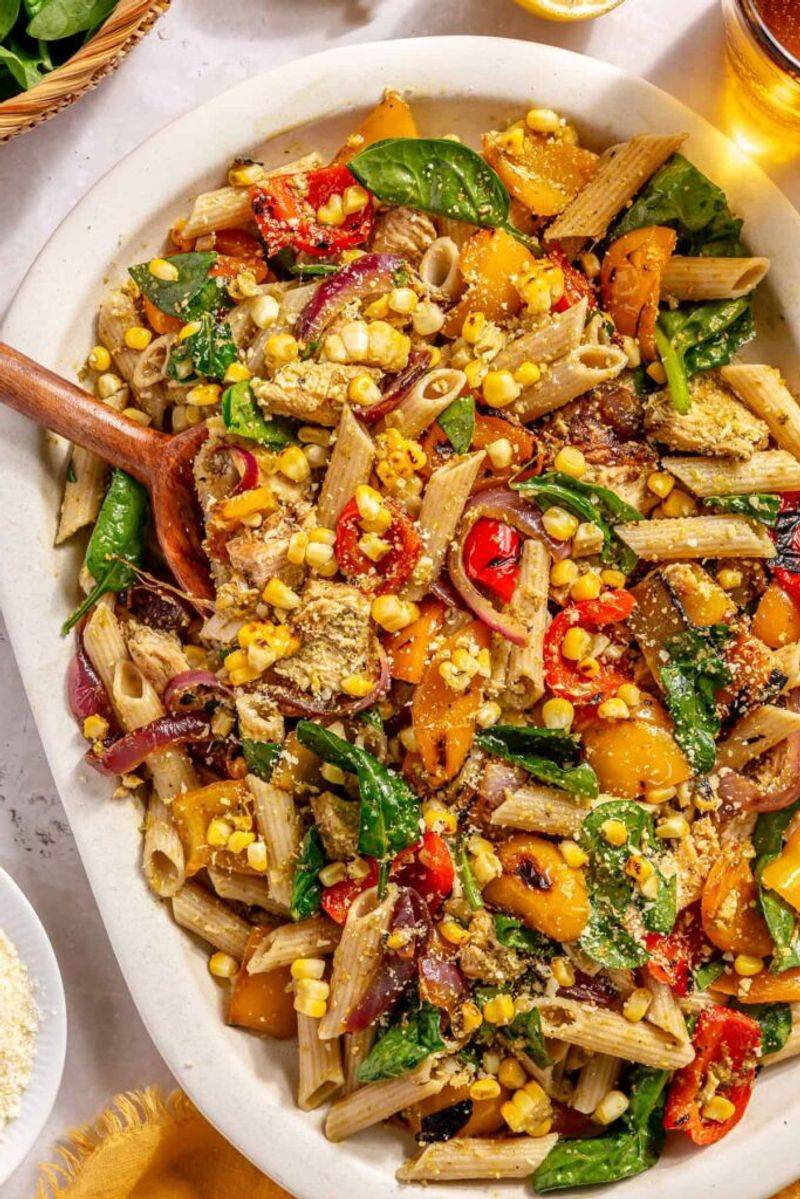 Grilled Veggie Pasta Salad
