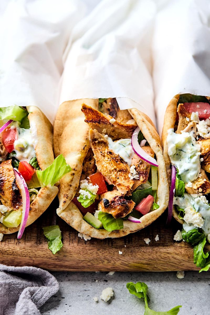 Mediterranean Chicken Pita