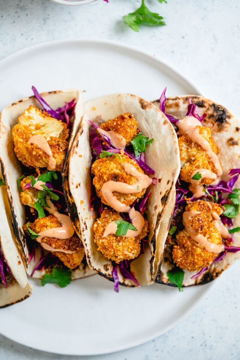 Crispy Cauliflower Tacos