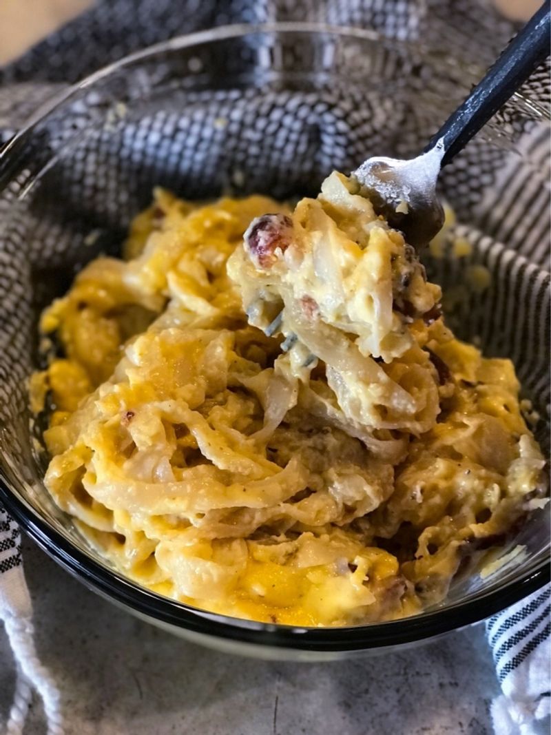 Keto Mac and Cheese with Mushy Shirataki Noodles
