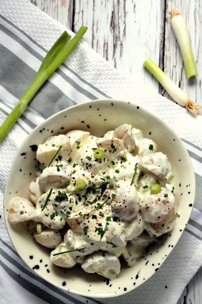 Greek Yogurt Potato Salad (No Mayo!)