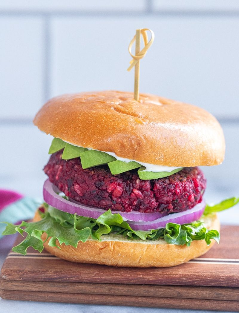Beet & Brown Rice Burger