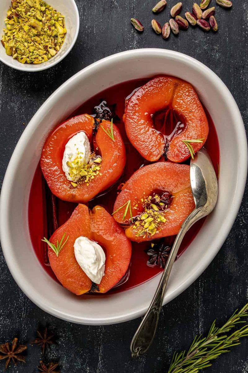 Ayva Tatlısı (Poached Quince Dessert)