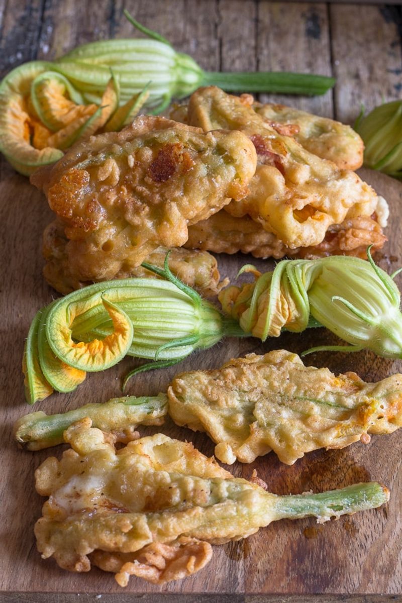 Stuffed Zucchini Blossoms