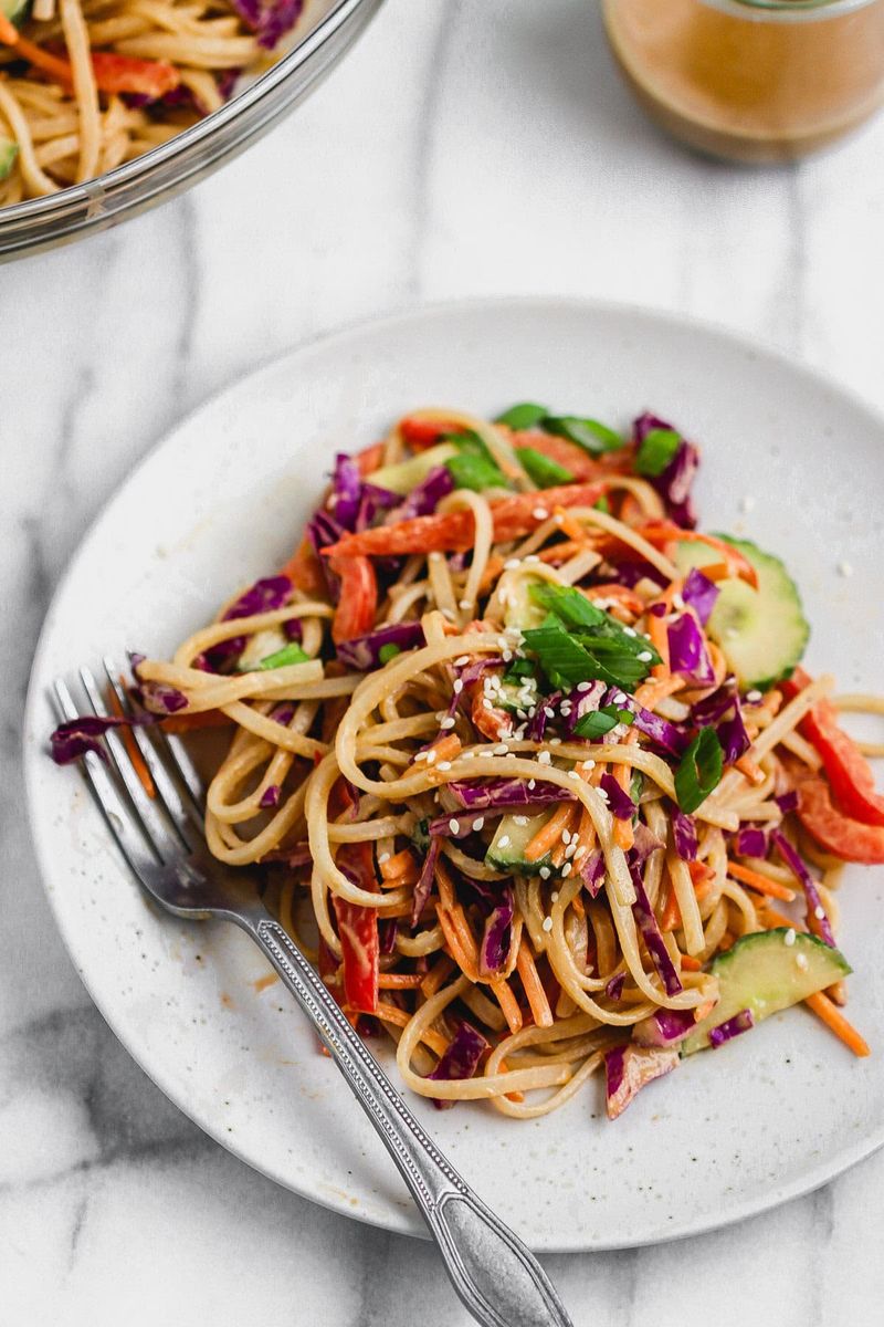 Cold Sesame Noodle Salad