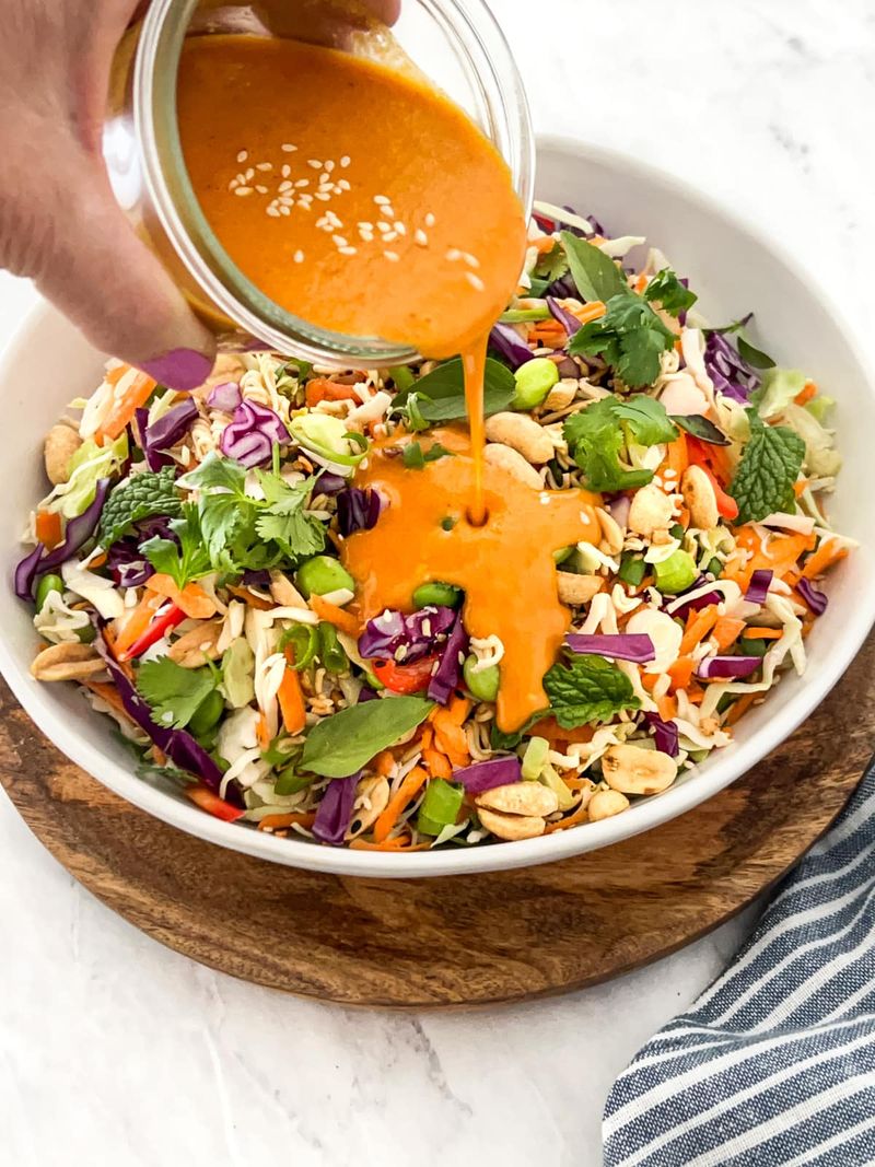 Asian Peanut Slaw Salad