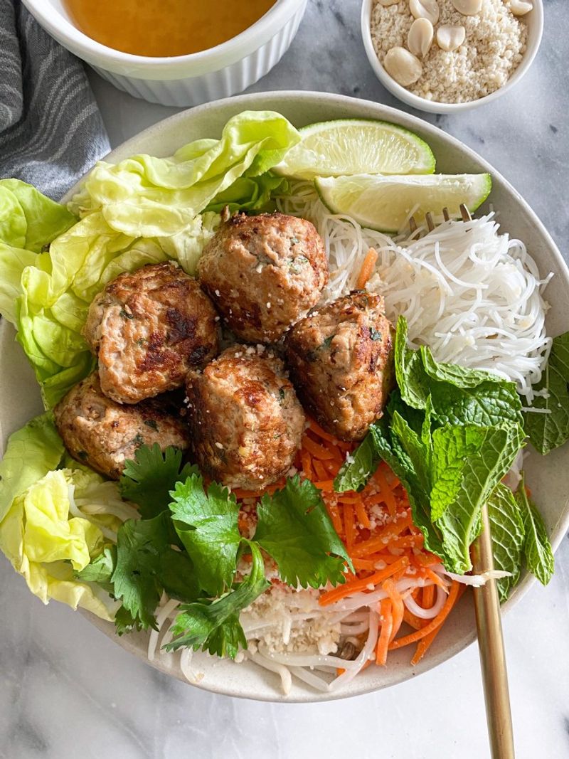 Vietnamese Lemongrass Meatballs