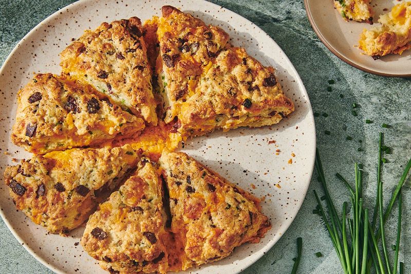 Bacon & Cheddar Scones