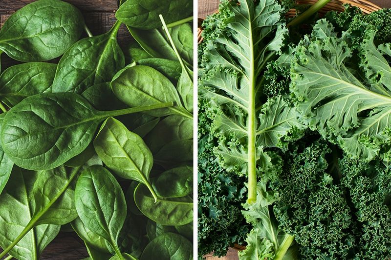 Leafy Greens (Spinach, Kale)